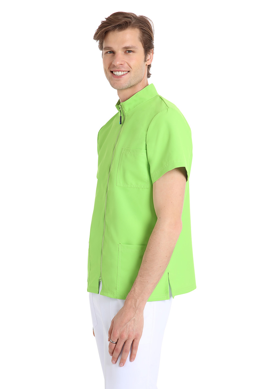 quick_medical_divisa_professionale_casacca_next_zip_corta_verde_mela_3_uomo