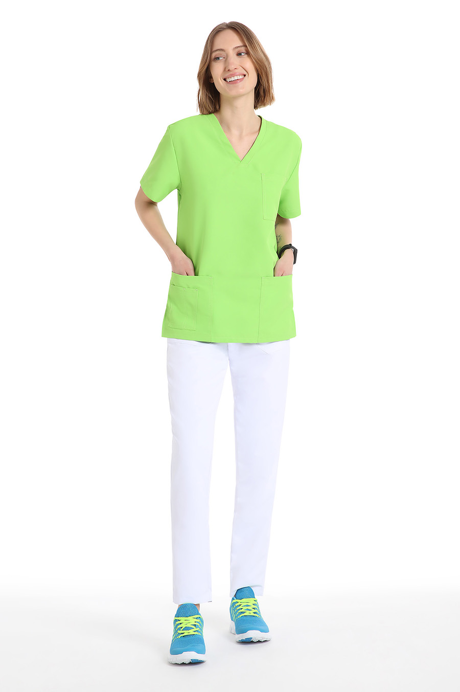 quick_medical_divisa_professionale_casacca_smart_corta_verde_mela_2_donna