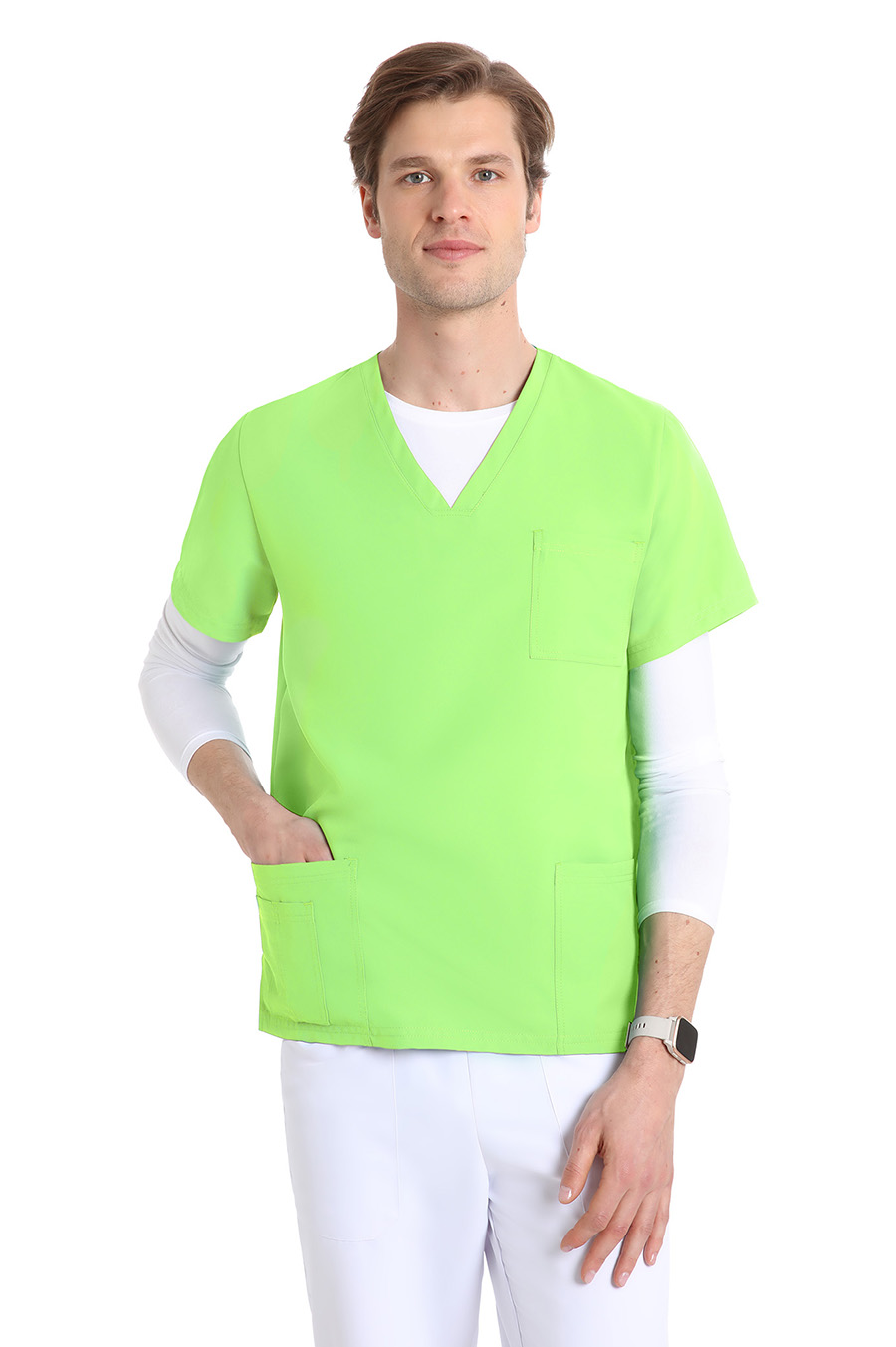 quick_medical_divisa_professionale_casacca_smart_corta_verde_mela_3_uomo