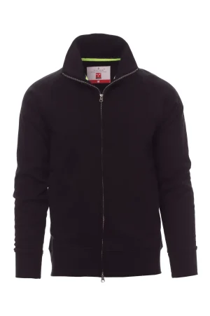 Felpa unisex full-zip - nero