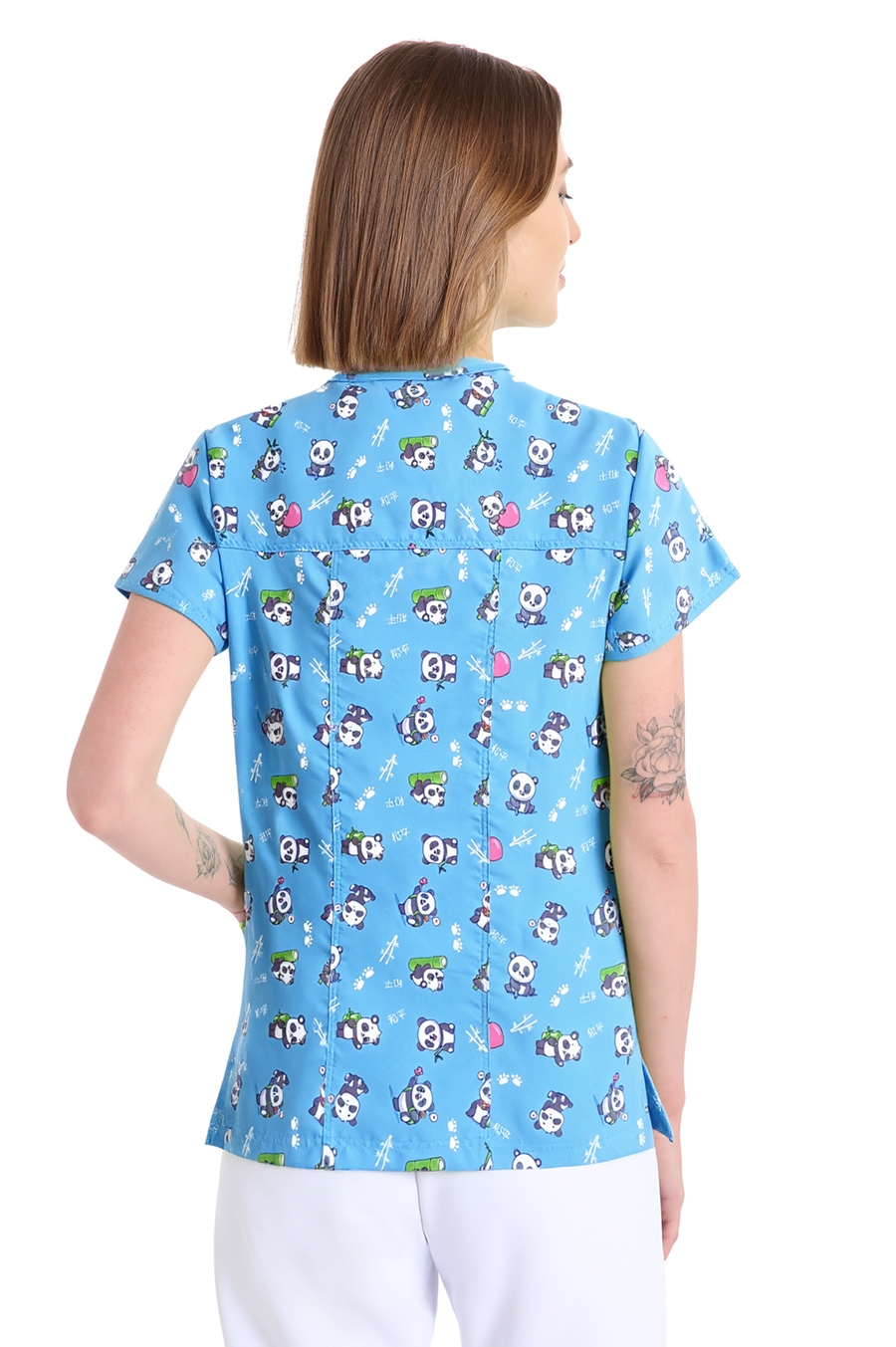 Quik Medical Uniform NO stiro - casacca sanitaria donna Power fantasia Panda