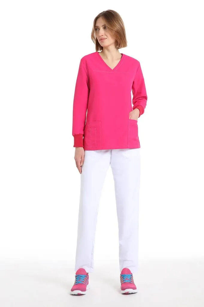 Camicetta in popeline con volant - Blu/righe - DONNA | H&M IT